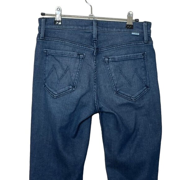 MOTHER The Trainer Jogger Jeans Women’s Size 24 Cropped Denim Tapered Stretch - Picture 6 of 15